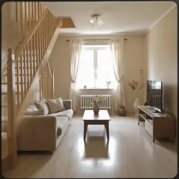 Наведение порядка в двухэтажном доме - после уборки